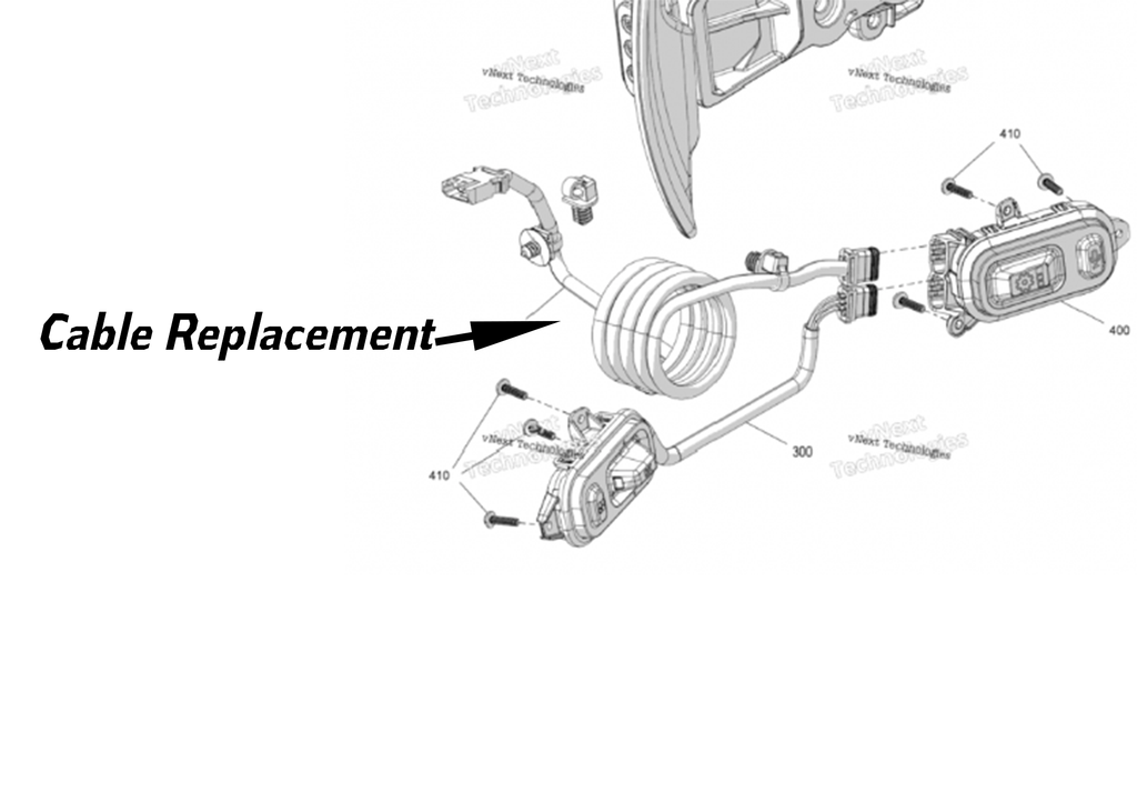 Mav-R Factory Replacement Steering Wheel Wiring Harness (replaces part# 710008062)