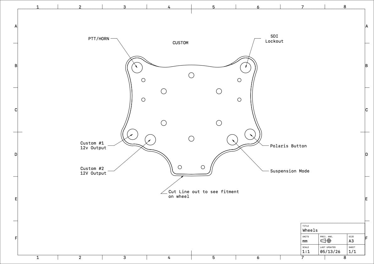 Polaris wireless steering wheel emulator