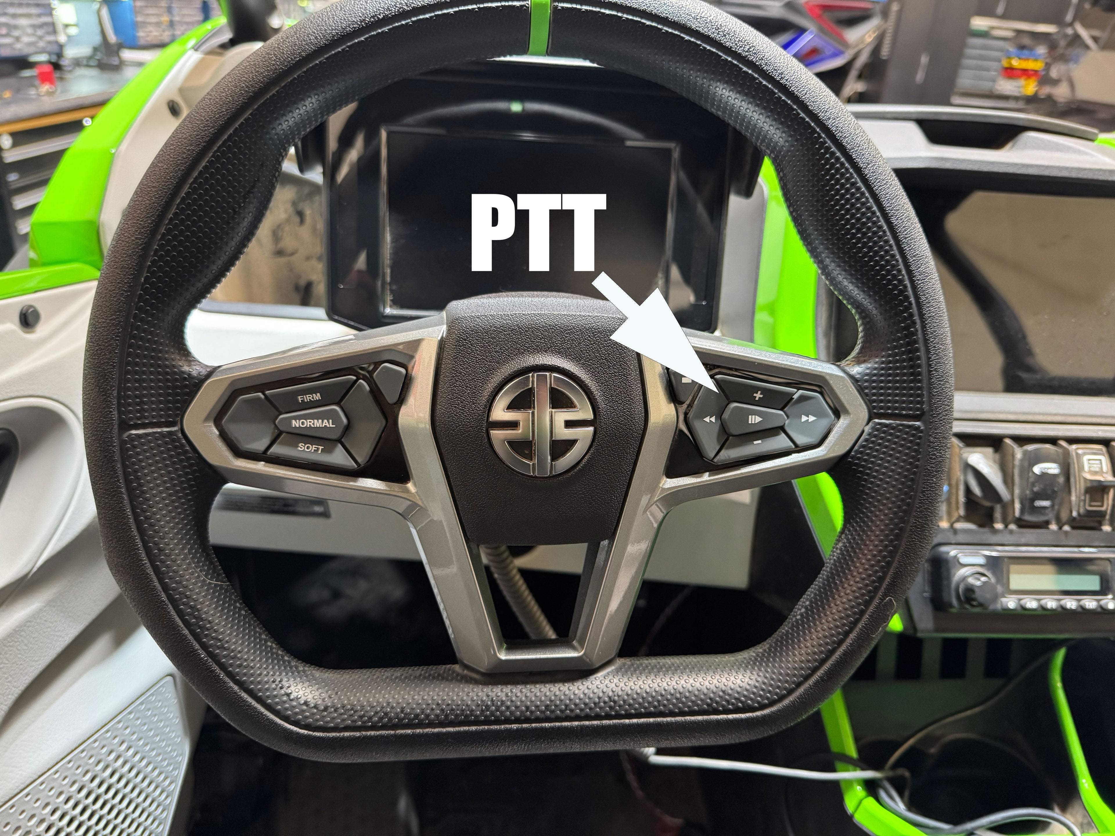 Kawasaki TREX H2 Steering Wheel Interface PTT /  GEAR Module