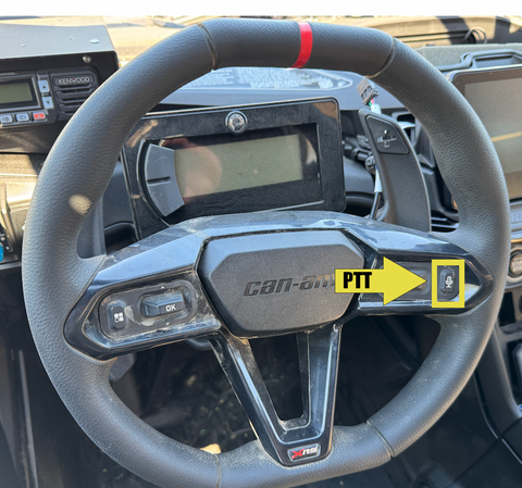 Can-AM Mav-R Steering Wheel PTT Interface